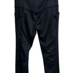 Athleta Salutation Stash Pocket II Capri Leggings Navy Blue Pockets Small Active Photo 3