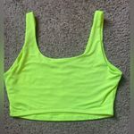 Windsor neon yellow/green cropped tank top size medium Photo 1