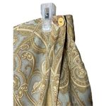 Chelsea Cambell 100% Silk Paisley Print Wrap Skirt‎ Size 8 Petite Tan Photo 3