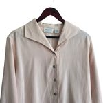Preview Collection Silk Top Women M Pink Button‎ Up Classic Fairy Soft Girl Luxe Size M Photo 12