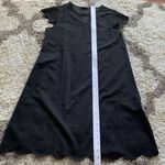 SheIn Black Keyhole neck scallop trim tunic dress SZ xs Photo 7