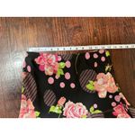 My Michelle Vintage Black Floral Asymmetrical Mini Skirt Size Small Photo 6