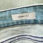 Judy Blue NWT  Mid Rise Tie Dye Hem Skinny Fit Light Blue Jeans Plus Size 15/32 Photo 4