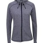 SUN MOUNTAIN Womens Golf Outwear Hooded Second Layer Zip Up Long Sleeve NWT XL Blue Photo 0