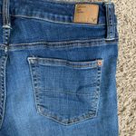 American Eagle Boy Fit 3” blue cutoff size 6 jean shorts Photo 3