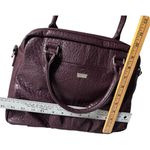 THIRTY ONE Jewell Plum Handbag Vegan Leather Handles Shoulder Strap NEW Purple Photo 3