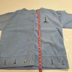 NWT AU Outer Banks Lighthouse Embroidered Fleece Cardigan • Women’s L • Blue But Size L Photo 6