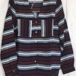 Entro New Serape Woven Overlap Back Shirt Photo 7