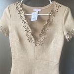 A'Gaci A’gaci taupe midi dress Photo 1