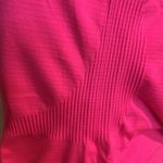 Zyia  hot pink workout top nylon blend activewear details throughout spring - M Photo 4