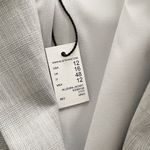 Elie Tahari  Allegra Micro-Plaid One Button Jacket Blazer Gray Size 12 NWT Photo 9