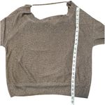 Free People Metallic Knit Sweater Women’s XS Brown Long Sleeve Relaxed Fit Photo 5