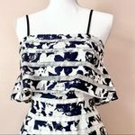 Antonio Melani  Navy Strapless Floral Toma Dress Photo 1