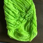 House Of CB  ADRIE NEON GREEN GATHERED MINI DRESS, Size, $239 Photo 14