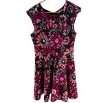 Ted Baker Ted‎ Baker Women’s Crystal Brooch Skater Dress Pink Magenta Jewel Tone Gem Mini Photo 1