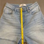 Hollister Curvy Ultra High-Rise Dad Jeans Y2K Denim Paneled Legs Vintage Faded Photo 8