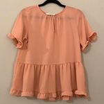 Carmela Light Pink Ruffle Sleeve Top  Photo 0