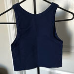 Navy blue high neck cropped tank top Size undefined Photo 0