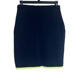 Gianni Bini Stretchy Bodycon Mini Pencil Skirt Colorblock Green Retro Sz S NEW Photo 1