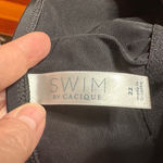 Cacique Lane Bryant SWIM by  No-Wire Three-Tier Tankini Top Black Size 22 Photo 10