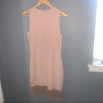 Urban Outfitters UO staring at stars nude fringe embroidered dress Photo 6