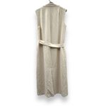 RTR Marina Moscone Collective Cream Long Wrap Vest Coat Sz M Size M Photo 3