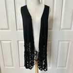 Kanaya Bali black sleeveless long vest Photo 1