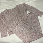 Free People  BEACH Purple and Pink Sweater Set Small Petite Photo 0