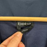 Bebe  Sleeveless Surplice V Neck Button Front Career Dress NWT Size L Photo 8