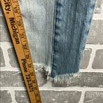 American Eagle  Vintage High Rise Fit Blue Blue Jeans Size 2 Button Fly Cropped Photo 10
