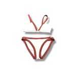 l*space L* Bikini Set Large Women's‎ White Rust  Farrah/ Charlie Swimwear Beach USA Photo 1