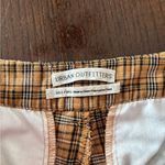Urban Outfitters  Plaid Straight Leg Pants - Brown and Yellow Photo 2