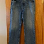 GRLFRND  Courtney Low Rise Loose Boot Jeans Blue Denim High Bridge NWT Size 31 Photo 0
