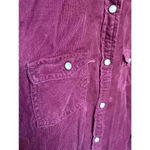 American Eagle  Corduroy Button Shirt Shacket Cozy Winter Scandi Indie Western Photo 5
