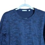 Tasc Performance Top Womens Small Blue Multicolor Camo Print Blouse Photo 1