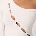 Cotton Citizen  Cut Out Dress Size Medium Oatmeal, B80, $62 Photo 4