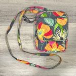 Vera Bradley Jazzy Blooms Bright Small Multi Compartment Crossbody Bag Purse Photo 0