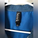 Berek Button up denim Shirt with Sequin Design cotton blend women size L Blue Size L Photo 4