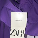 ZARA One Piece Swimsuit Plunge Neckline Small NWT Photo 2