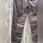 STILL HERE Tate Paneled Faux Leather Straight Photo 9