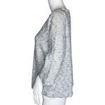 J.Jill Sweatshirt Womens Medium Marled Blue Purejill Lounge Updated Basic Casual Photo 2