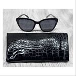 Rachel Zoe NWT Nina Black Cat Eye Glasses Photo 3