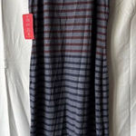 Sundry  Racerback Stripe Slit Maxi Dress in Pigment Shadows Size 3 Photo 0
