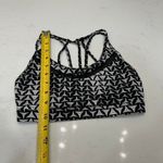 Victoria's Secret Victoria Sport Womens Sports Bra XS Black White Geometric Strappy Stretch Photo 4