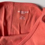 Workshop  Womens A-Line High Neck Tank Dress 100% Cotton Size Large Orange‎ Peru Photo 2