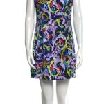 Versace NWT. $1996 Baroccoflage Print Mini Dress In Black IT38/US2 Photo 6