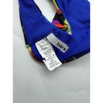 Bar III Poises Dark Floral Print Strappy Unlined Bikini Top Women’s Size Large Photo 5