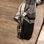 New York Laundry  Black Plaid Henley Button Tunic Top Size 3X Photo 3