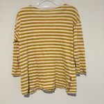 Cynthia Rowley  100% linen long sleeve shirt yellow‎ size small Photo 1