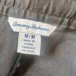 Tommy Bahama 100% Linen Pants Black Size Medium Drawstring Waist Wide Legs Photo 10